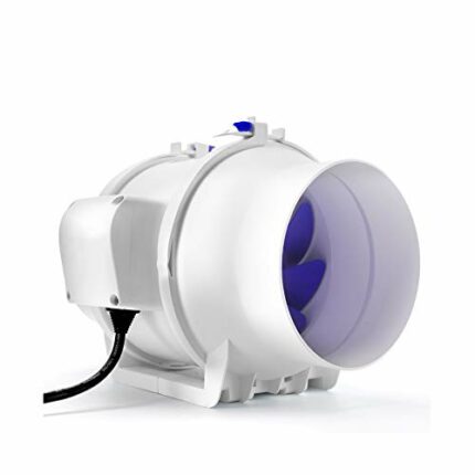JEONSWOD Household Mute Ducted Fan Powerful Ventilation 110-240 V Exhaust Fan Kitchen Air Ventilation Fan