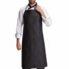 ALREMO HUANGXING - Waterproof Rubber Vinyl Apron,Oil Resistant Leather Aprons,Heavy Duty Industrial Bib Apron for Kitchen, Cooking, Grilling,Dish