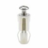 NATUCE 2pcs Toilet Seat Fittings Toilet Seat Hinges Screws Toilet Lid Screws Top Nuts Screw Fixing Hinges Screws Expanding Rubber for Toilet Cove