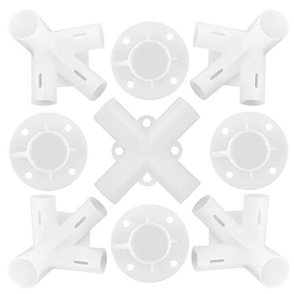 Gazebo Connectors,9 Pcs Gazebo Replacement Spare Parts for 3x3 m Gazebo Awning Tent Feet Corner Center Connector,Gazebo Spares Parts Connector 25