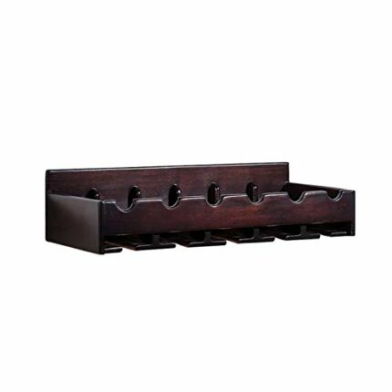 PIBM Stylish Simplicity Wine Rack Wall-Mounted Wine Rack and Glass Holder,Solid Wood Retro Home and Kitchen Bar Decoration Accessories, Environme