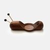 Cute Stand for Homepod Mini Real Wood Stable Non-slip Smart Desktop Holder for Home pod Mini Speaker (Khaki)