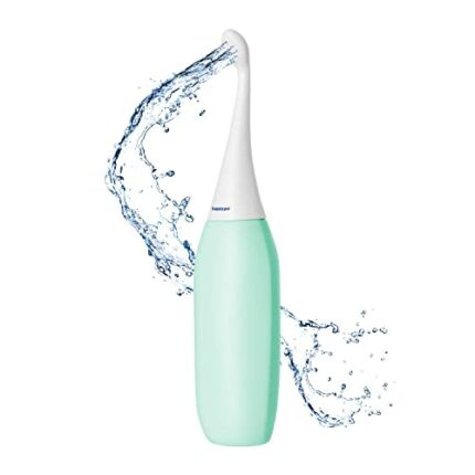 The Original HAPPYPO Portable Bidet (Color: Mint) with Cap and Travel Bag for Travel Known from German Dragons' Den l The Easy-Bidet 2.0 Replaces