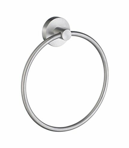 SMEDBO Home Towel Ring, Brass, Silver, 17 x 17 x 3.6 cm