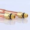 Wärmer System M10 x 15mm Copper Tap Tails for Monobloc, Basin and Sink Mixers,Tap Tails Connector for Mixer Taps,Flexible Tap Tails Replacement