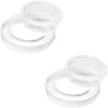 ZXUEZHENG 1 Pieces 2 Inch Silicone Umbrella Hole Ring Plug and Cap Set for Glass Outdoors Patio Table Deck Yard (Silicone,Black)