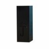 WALNUTA Metal Umbrella Stand Rack, for Canes Walking Sticks, Square Free Standing Umbrella Holder, with Hooks (Color : Svart)