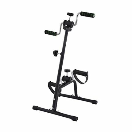 NXYJD Indoor Mini Fitness Exercise Bike Treadmill Vertical Bicycle Handrail Cycling Stepper Leg Pedal Trainer