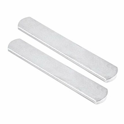 Steel Plates for Weighted Vest, 2Pcs Adjustable Round Head Plated Steel Plates for Adjusted Weight Vest and Leg Shin Guards, Strength Training We