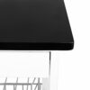 Chef Vida 3 Tier Kitchen Trolley Cart Storage Baskets Drawer, White