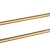 Bathroom Double Towel Rack Towel Bar Antique Copper Towel Hanging Bronze Balcony Bathroom Kitchen Towel Bracket Wall Hanging Tower Hanger/40Cm