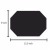 CLEVER BEAR Sofa Arm Clip Table,Sofa Armrest Tray Armrest Tray Table Drinks Snacks Holder(Black)