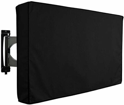 ELR Outdoor TV Cover 22 to 24 inches Screen Cover Resistant Water Protector Dust-Proof Cover for Outdoor Garden Pool TV Television Screens (22-24