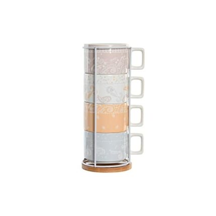 DKD Home Decor Coffee Cup Set, Estándar