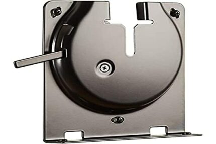 Sanus Wall Mount for Sonos Amp - Slim Black Design with Lockable Latch for Security - Low Profile Bracket Design Mounts in Any Orientation - Buil