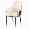 dining chair Kitchen Dining Room Furniture Chairs Living Room Armchair Modern High Back Padded Soft Seat Dining Chairs Water Proof PU Leather Cha