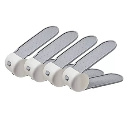 LILIKY Shoe Slots Space Saver - Adjustable Shoe Stacker | Shoe Slots Space Saver, Double Deck Shoe Rack Holder For Closet Organization Shoe stora