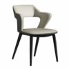 WALNUT Lounge Dinning Chair Kitchen Dining Chairs Bedroom Office Comfortable Household Items (Color : Argento, Size : Light Grey)