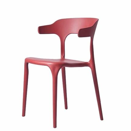 maozi Plastic Chairs For Kitchen Living Room Chair Meeting Negotiation Stool Commercial Place Furniture Tea Shop (Color : D, Size : Light Grey)