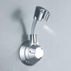 Wansiven Hand Shower Holder, 360° Adjustable Shower Holder Strong Paste Shower Head Holder No Drilling Universal Shower Holder Wall Mount ABS Pla