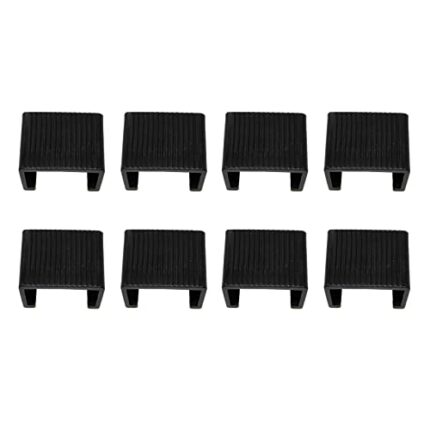 YSfuyi 8 Pcs Wicker Furniture Clips Sofa Clips Sectional Connectors for Sofa Rattan Chair for Garden Restaurant Outdoor (Inner Length: 42.5MM)