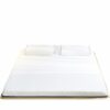TBIIEXFL Natural Latex Memory Foam Filling Mixed Mattress 8cm Tatami King Queen Full Size Keep Warm Winter Comfortable Cushion (Color : Gray, Siz
