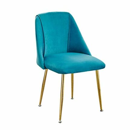 Modern Kitchen Dining Room Chairs Dining Chair With Metal Legs Velvet Seat And Backrests For Office Chair Lounge Dining Kitchen Bedroom (Color :