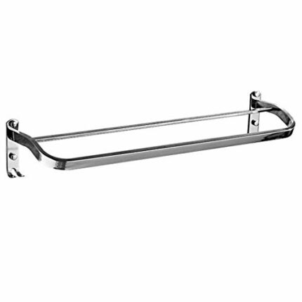 N/A Stainless Steel Bathroom Double Pole Towel Bar Holder Hanging Rack, Hotel Towel Rack,Bathroom Accessories