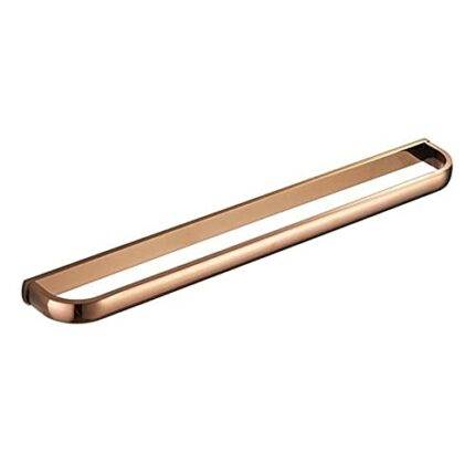 HIGOH Towel Rack Towel Rail for Bathroom,Wall Mounted Brass Single Towel Bar Towel Holder,Wall Towel Hanger Bathroom Accessories Bathroom Hardwar
