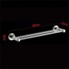 Bathroom Towel Bar Stainless Steel Double Wall Hanging Towel Rack Towel Hanging Towels Balcony Kitchen Bathroom Shelf Tower Hanger/40Cm