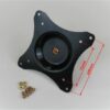 CampervanBits Gallant Campervan TV Bracket and Motorhome TV Bracket VESA Headrest for VW T4 T5 T6 & T6.1 Storage Ideas for Camper Van Accessories
