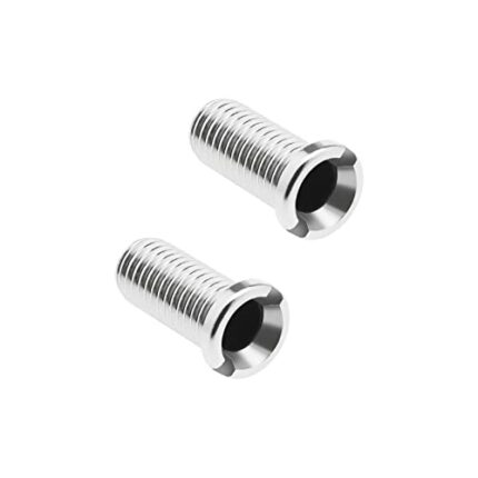 2pcs Kitchen Sink Strainer Screw Thicken 304 Stainless Steel Strainer Waste Threaded Screw Connector M12×25mm Sink Bolt Screw for Wash Basin Stra