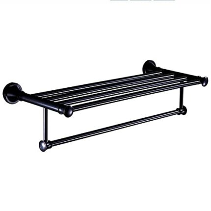 HIGOH Towel Racks, Bathroom Towel Rack Wall Mounted Towel Holder,Bathroom Accessories Copper Towel Rack,Towel Bar,Bathroom Shelf Bath Hardware, O