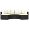 WODMB Garden Furniture with Cushions Braided Resin 4pcs/6pcs/8pcs Resin Garden Furniture Set (Color : A, Size : One size)