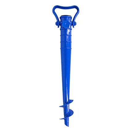 Tianbi Beach Umbrella Sand Anchor,Beach Umbrella Holder,Umbrella Screw Holder Stand,Antirust Beach Parasol Stand Ground Spike for Beach Wild Fish