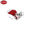 VILLCASE 10pcs Sink Bow Mounting Clips Arc Shaped Kitchen Sink Dish Bowl Adjustable Perforating Screws Sink Accessories (50 * 25 * 18M)