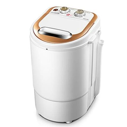 Hbao Mini Hand Shake Washing Machine Fully-automatic 3KG Household Wheel Compact Washing Machine (Color : A, Size