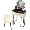 BVDSG Solid Wood Dressing Table Bedroom Small Apartment Slate Table Dressing Table (Color : Argento, Size : Light Grey)