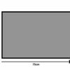 wash+dry Modulox Door Mat, 50 x 75 cm, Washable for Indoor and Outdoor Use