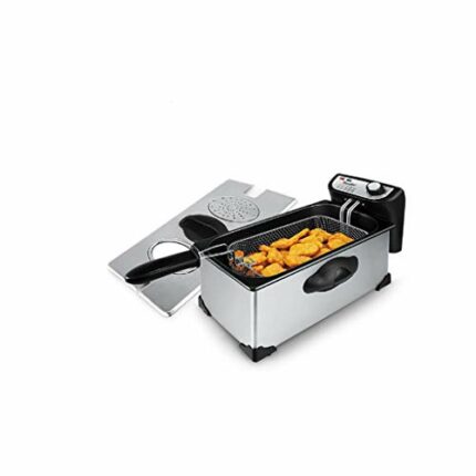 NXYJD 3L Deep Fryer Commercial Fryer Gas Frying Machine Fried Chicken Multifunctional Household French Fries Machine