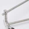 Towel Rail Double Stainless Steel Hanging Towel Rack Bathroom Towel Bracket Rotatable Tower Hanger Towel Rack