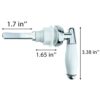 Toilet Flush Handle Replace Universal Fit Toilet Flush System Kirsite Toilet Cistern Flush Parts for Toilet Wc Cistern Tank