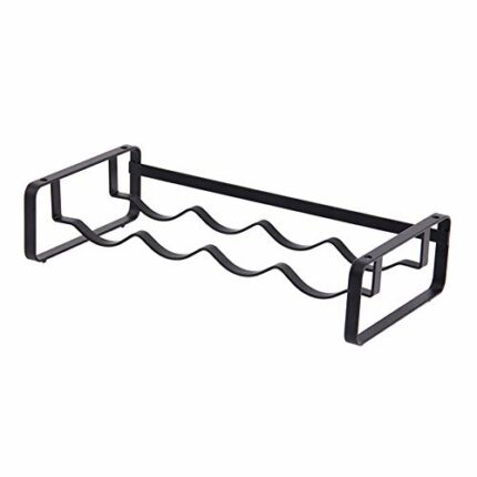 PIBM Stylish Simplicity Wine Shelf Wine Rack Jewelry Home Living Room Wrought Iron Wine Cabinet Display Stand