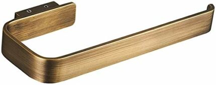 KNOXC Towel Racks,Towel Bar Towel Bar Wall Mounted Solid Brass Antique Design Polished Finish Towel Holder Bathroom Rack for Bathroom or Kitchent