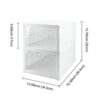 Bemodst Shoe Box, Stackable Clear Shoe Box, Plastic Shoe Box with Lid, Removable Drawer Type Storage and Finishing Box, Suitable for Household Sh