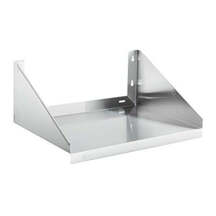 Restaurantware Kitchen Tek 18-Gauge 304 Stainless Steel Microwave Shelf - Heavy Duty - 18" x 24" - 1 count box