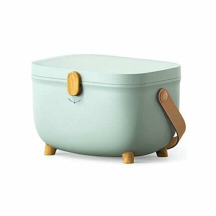 Household Medicine Storage Box, GAESHOW Medicine Box, Fold 2-Layer First Aid Box, Medical Box Organizer, Portable Medicine Chest Storage Box, Med