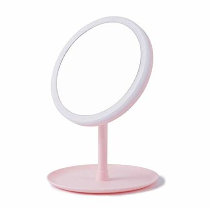 QUANJJ Makeup with Light Fill Light Dormitory Desktop Desktop Dressing Female Folding Net Red Portable Small