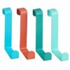 WENKO 4214062100 Clothes / door coat hook, set of 6, stainless steel, glossy