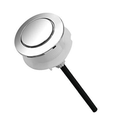 Toilet Flush Button Toilet Tank Push Button (38*46mm,48*57mm) Toilet Push Button Flush Replacement,Universal Round Single Push Toilet Flush Butto